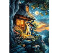 Cozy Cottage with A Cat in The Window Rompicapo 500 Pezzi Per Appassionati Science Fiction Magical Dream Cartone Riciclato Ecologico Incastro Preciso Per Weekend E Vacanze Edizione Limitata Migliore