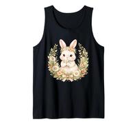 Cozy Cottagecore Bunny Carino Floreale Coniglio Pasqua Estetica Canotta