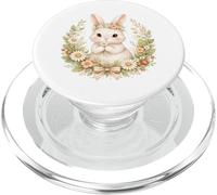Cozy Cottagecore Bunny Carino Floreale Coniglio Pasqua Estetica PopSockets PopGrip per MagSafe