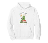 Cozy Cottagecore Coffee Frog Art Felpa con Cappuccio