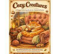 Cozy Creatures: A Hygge Coloring Book for Adults and Teens - 50 Whimsical Cozy Animal Scenes for Relaxation and Stress Relief