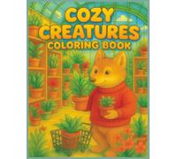 Cozy Creatures Coloring Book: 50 Cute and Cozy Coloring Pages That Range From Easy To Advanced For Relaxation and Fun For All Ages