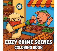 Cozy Crime Scenes Coloring Book: Cozy Mystery Moments to Color and Unwind, Amusing Crime Scenes with a Cozy Twist