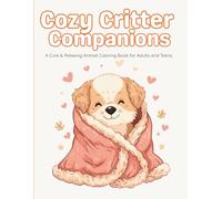 Cozy Critter Companions: A Cute & Relaxing Animal Coloring Book for Adults and Teens