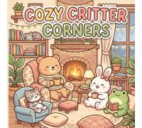 Cozy Critter Corners: A Cute & Cozy Coloring Book