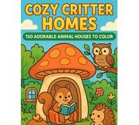 Cozy Critter Homes - 150 Adorable Animal Houses to Color