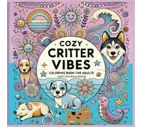 Cozy Critter Vibes Coloring Book for Adults: Find Your Calm with Thick Lines Bold and Easy Designs, Adorable Animals that Equals Total Relaxation