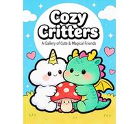 Cozy Critters: A galley of cute and magical animal coloring book