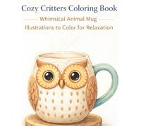 Cozy Critters Coloring Book: Whimsical Animal Mug Illustrations to Color for Relaxation