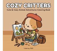 Cozy Critters: Cute & Cozy Animal Adventures Coloring Book
