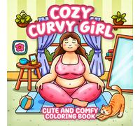 Cozy Curvy Girl Cute And Comfy Coloring Book: Body Positive Plus Size Thick Women Empowerment Coloring Pages For Kids And Adults