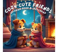 Cozy Cute Friends Coloring & Sketchbook: Cute Coloring and Sketchbook for Adult and Kids, featuring Cute Animals!