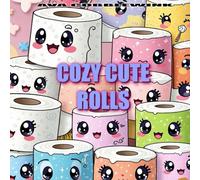 Cozy Cute Rolls: Süße Papierrollen zum Ausmalen - Sweet Kawaii Malbuch Coloring Book | Entspannung, Spaß & Stressabbau