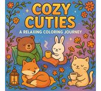 Cozy Cuties: A Relaxing Coloring Journey - Adorable Animal Scenes for Stress Relief, Mindfulness & Creative Fun: A Cute & Calming Coloring Book with ... Heartwarming Moments for Kids, Teens & Adults