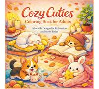 Cozy Cuties Coloring Book for Adults: Adorable Designs for Relaxation and Stress Relief