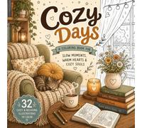 Cozy Days: A coloring book for slow moments, warm hearts & cozy souls
