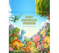 Cozy Dinosaur Friends: A Cute and Cozy Coloring & Activity Book