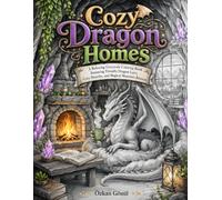 Cozy Dragon Homes: A Relaxing Grayscale Coloring Book Featuring Friendly Dragon Lairs, Cozy Hearths, and Magical Mountain Retreats