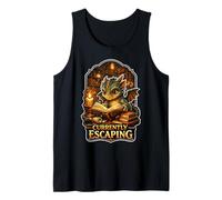 Cozy Dragon Reader Fantasy Core Attualmente in Fuga Canotta
