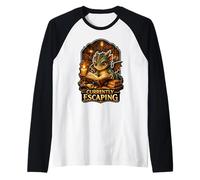 Cozy Dragon Reader Fantasy Core Attualmente in Fuga Maglia con Maniche Raglan