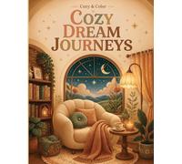 Cozy Dream Journeys: Bold & Easy Hidden Object Coloring Book for Adults - Cozy Scenes, Dreamy Escapes & Little Treasures