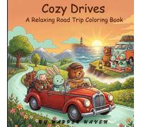 Cozy Drives: A Relaxing Road Trip Coloring Book