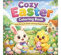 Cozy Easter Coloring Book: Cute Bunny & Chick Coloring Pages for Kids