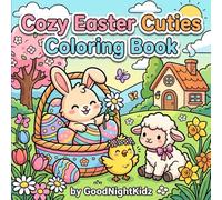 Cozy Easter Cuties Coloring Book: Coloring Book for Kids Featuring Adorable Baby Animals and Sweet Spring Moments for Relaxation