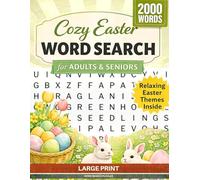 Cozy Easter Word Search: Large Print Puzzle Book with Spring Themes, Holiday Fun & Stress Relief | A Perfect Easter Gift for Adults & Seniors