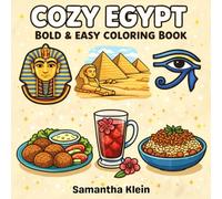 Cozy Egypt Bold & Easy Coloring Book for Kids and Adults