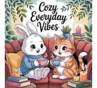 Cozy Everyday Vibes: Ausmalbuch für Erwachsene | 50 gemütliche Motive im Cozy-Cute-Stil | Einfache Alltagszenen mit Tieren, Menschen & kleinen ... - perfekt für Alkoholmarker & Entspannung