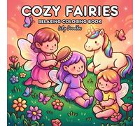 Cozy Fairies: Sweet and Relaxing Coloring Book with Gentle Magical Scenes to Enjoy and Unwind