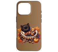 Cozy Fall Cat In Kitten Pajamas For Cats And Autumn Cat Lady Custodia per iPhone 16 Pro