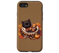 Cozy Fall Cat In Kitten Pajamas For Cats And Autumn Cat Lady Custodia per iPhone SE (2020) / 7/8