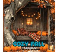 Cozy Fall Coloring Book for Teens and Adults: Pumpkin Patches, Rustic Wreaths, Harvest Gatherings, Leaf-Lined Paths & Warm Fireside Vibes. Perfect for Mindful Coloring and Stress Relief