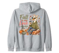 Cozy Fall Duck Autunno Stagione Amante Felpa con Cappuccio