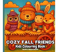 Cozy Fall Friends: Kids Colouring Book