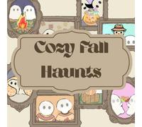 Cozy Fall Haunts: Coloring Book