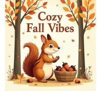 Cozy Fall Vibes Coloring Book for Kids Ages 2-8: Adorable Big Coloring Pages Screen Free Quiet Time For Early Learners Family Time Enjoy Hours Of ... ActivityAdorable Big Coloring Pages Scre