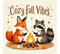 Cozy Fall Vibes Coloring Book for Kids Ages 2-8: Boost Creativity Simple Coloring Pages Holiday Gift For Toddlers And Preschoolers Build Focus Build ... Coloring Pages Holiday Gift For Toddlers An