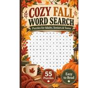 Cozy Fall Word Search: 55 Compact Print Puzzles About Autumn, Harvest, Cozy Days, Fall Foods, Nature and Seasonal Traditions | 6x9 inches, 110 pages
