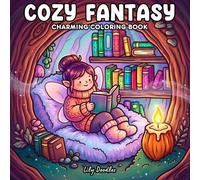 Cozy Fantasy: Charming Coloring Book for Relaxing, Creative Moments with Lovely Fairy Scenes