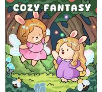 Cozy Fantasy - Cute & Comfy Coloring Book: Featuring Cute Magical Creatures, Whimsical Fairytale Adventures, and Cozy Moments for Relaxation for Adults and Teens