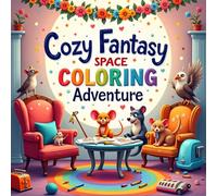 Cozy Fantasy Space Coloring Adventure: 50 Cozy Room Illustrations, Interior Scenes, House Scenes, and Home Comforts Coloring Book for Mindful ... and Creative Expression for Adults and Kids