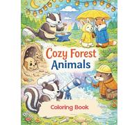 Cozy Forest Animals Coloring Book