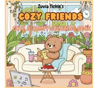 COZY Friends: A Cute & Comfy Coloring Book for Adults and Teens Featuring Super Cute Animal Characters with Easy and Simple Designs for Relaxation