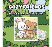 Cozy Friends: Bold & Easy Coloring Book