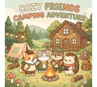 Cozy friends camping adventure: A Fun Coloring Book for Kids