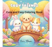 Cozy Friends Coloring Book for Adult: Golden Retriver and Animals Characters for Stress Relief