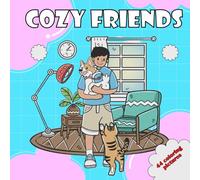 Cozy Friends Coloring Book for Kids: This book is packed with familiar daily activities of cute animals, such as doing laundry and cooking, guaranteeing unprecedented fun and natural relaxation.